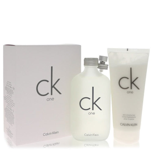 Ck One by Calvin KleinGift Set -- 6.7 oz Eau De Toilette Spray + 6.7 oz Body MoisturizerMen(cologne, perfume, fragrance)
