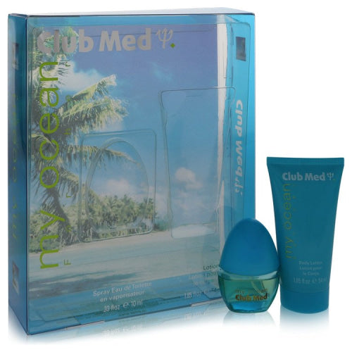 Club Med My Ocean by CotyGift Set -- .33 oz Mini EDT Spray + 1.85 oz Body LotionWomen(cologne, perfume, fragrance)
