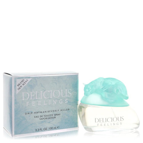 Delicious Feelings by Gale HaymanEau De Toilette Spray (New Packaging) 3.4 ozWomen(cologne, perfume, fragrance)