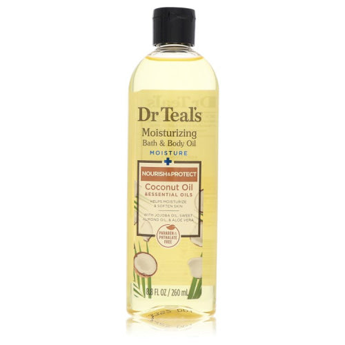 Dr Teal's Moisturizing Bath & Body Oil by Dr Teal'sNourishing Coconut Oil with Essensial Oils, Jojoba Oil, Sweet Almond Oil and Cocoa Butter 8.8 ozWomen(cologne, perfume, fragrance)