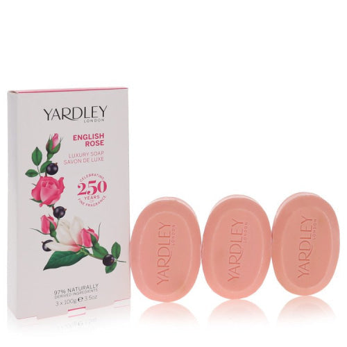 English Rose Yardley by Yardley London3 x 3.5 oz  Luxury Soap 3.5 ozWomen(cologne, perfume, fragrance)