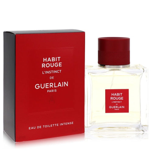 Habit Rouge L'instinct by GuerlainEau De Toilette Intense Spray 1.6 ozMen(cologne, perfume, fragrance)