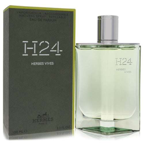 Hermes H24 Herbes Vives by HermesEau De Parfum Refillable Spray 3.4 ozMen(cologne, perfume, fragrance)