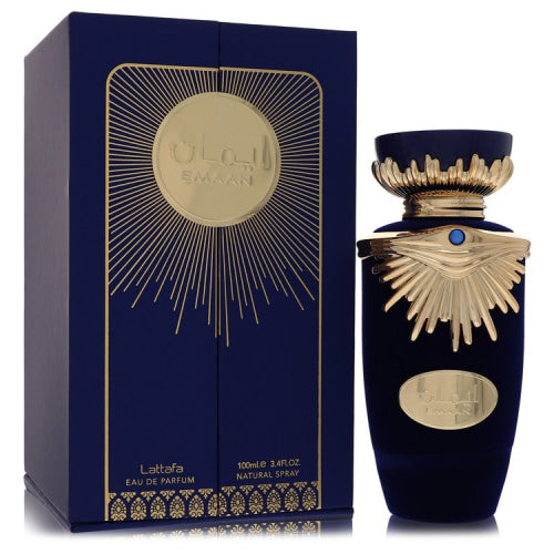Lattafa Emaan by LattafaEau De Parfum Spray (Unisex) 3.4 ozUnisex(cologne, perfume, fragrance)