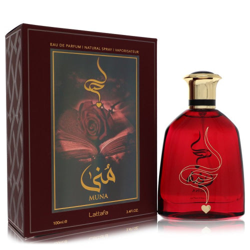 Lattafa Muna by LattafaEau De Parfum Spray (Unisex) 3.4 ozUnisex(cologne, perfume, fragrance)