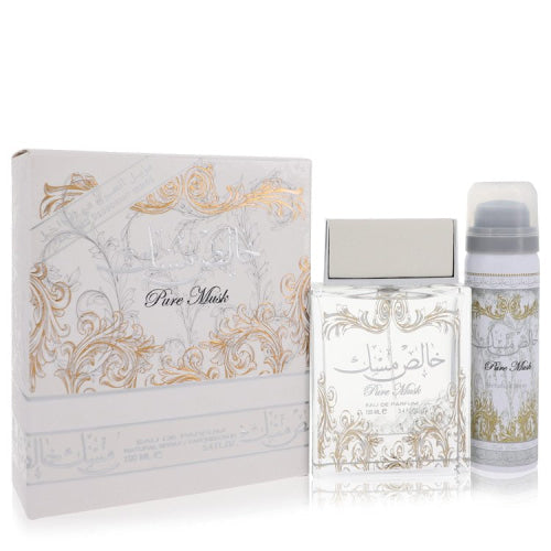 Lattafa Pure Khalis Musk by LattafaEau De Parfum Spray Plus 1.7 Deodorant 3.4 ozWomen(cologne, perfume, fragrance)