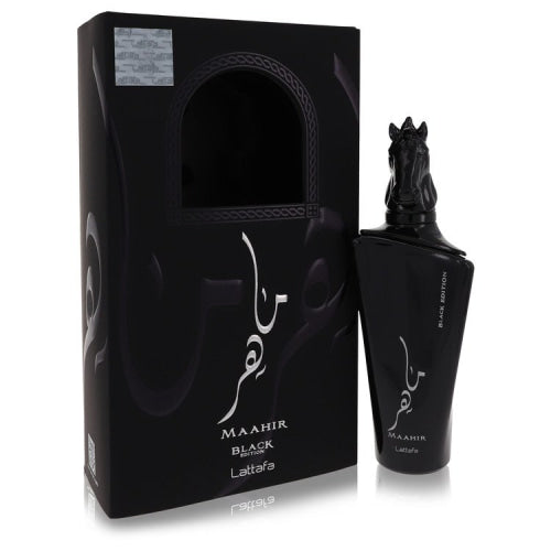 Maahir Black Edition by LattafaEau De Parfum Spray (Unisex) 3.4 ozUnisex(cologne, perfume, fragrance)
