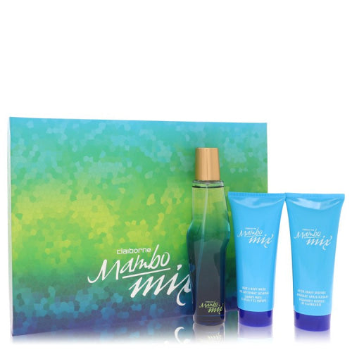Mambo Mix by Liz ClaiborneGift Set -- 3.4 oz Eau De Cologne Spray + 3.4 oz After Shave Balm + 3.4 oz Shower GelMen(cologne, perfume, fragrance)