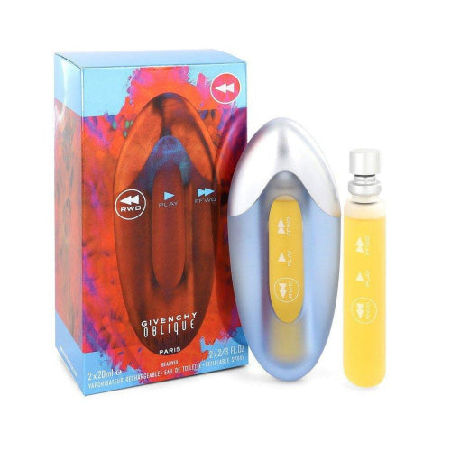 OBLIQUE RWD by Givenchy Two 2/3 oz Eau De Toilette Spray Refills 2/3 ozFemale(cologne, perfume, fragrance)