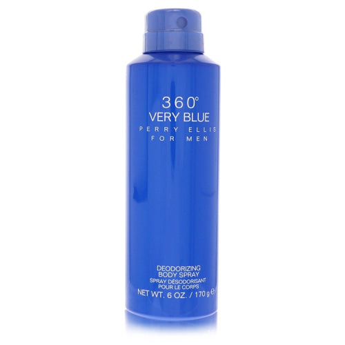 Perry Ellis 360 Very Blue by Perry EllisBody Spray (unboxed) 6.8 ozMen(cologne, perfume, fragrance)