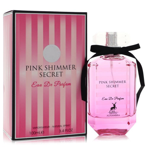 Pink Shimmer Secret by Maison AlhambraEau De Parfum Spray 3.4 ozWomen(cologne, perfume, fragrance)