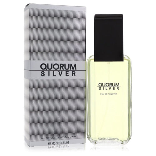 Quorum Silver by PuigEau De Toilette Spray 3.4 ozMen(cologne, perfume, fragrance)