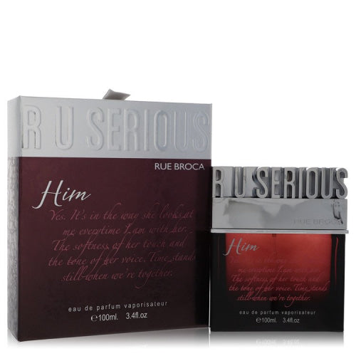 R U Serious Him by Rue BrocaEau De Parfum Spray 3.4 ozMen(cologne, perfume, fragrance)