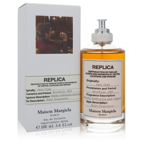 Replica Jazz Club by Maison MargielaEau De Toilette Spray (Unisex) 3.4 ozUnisex(cologne, perfume, fragrance)