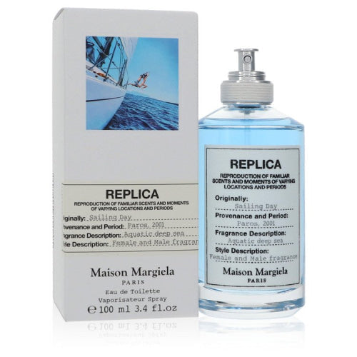 Replica Sailing Day by Maison MargielaEau De Toilette Spray (Unisex) 3.4 ozUnisex(cologne, perfume, fragrance)