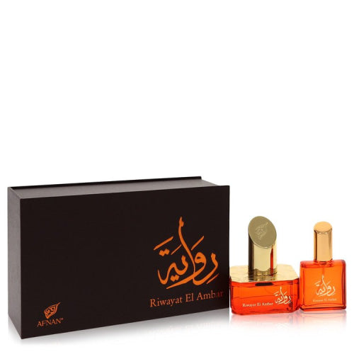 Riwayat El Ambar by AfnanEau De Parfum Spray + Free .67 oz Travel EDP Spray 1.7 ozWomen(cologne, perfume, fragrance)
