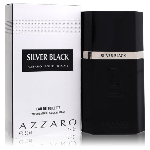 Silver Black by AzzaroEau De Toilette Spray 1.7 ozMen(cologne, perfume, fragrance)