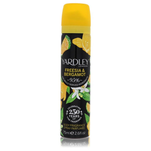 Yardley Freesia & Bergamot by Yardley LondonBody Fragrance Spray 2.6 ozWomen(cologne, perfume, fragrance)