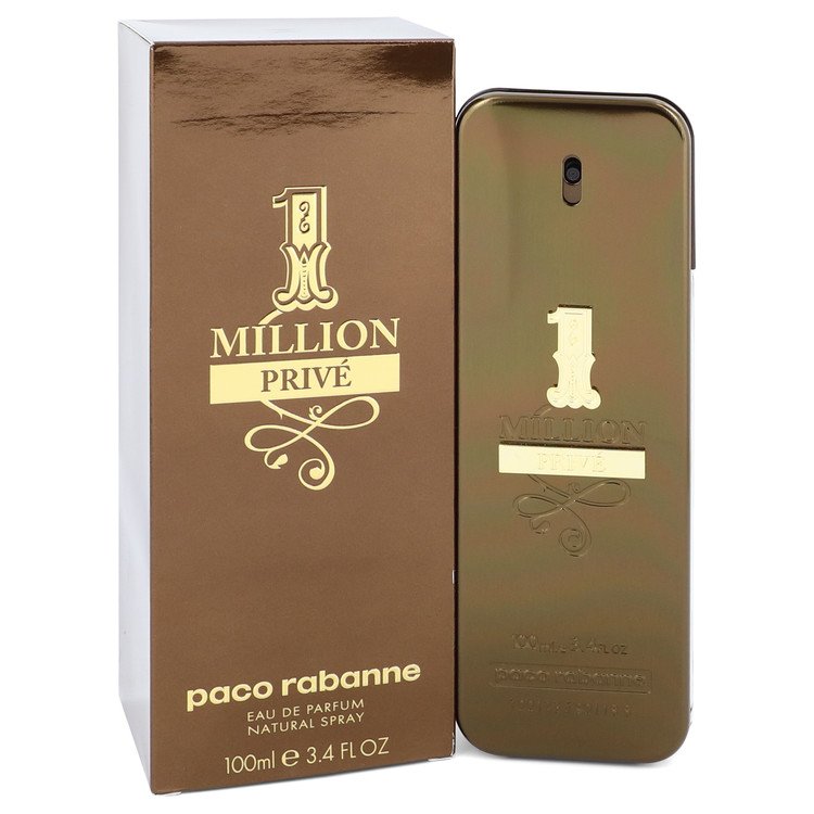1 Million Prive Eau De Parfum Spray By Paco Rabanne 3.4 oz Eau De Parfum Spray