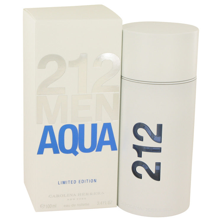 212 Aqua Eau De Toilette Spray By Carolina Herrera 3.4 oz Eau De Toilette Spray