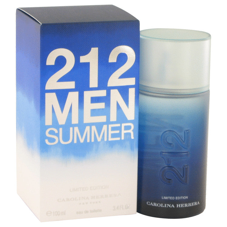 212 Summer Eau De Toilette Spray (Limited Edition) By Carolina Herrera 3.4 oz Eau De Toilette Spray