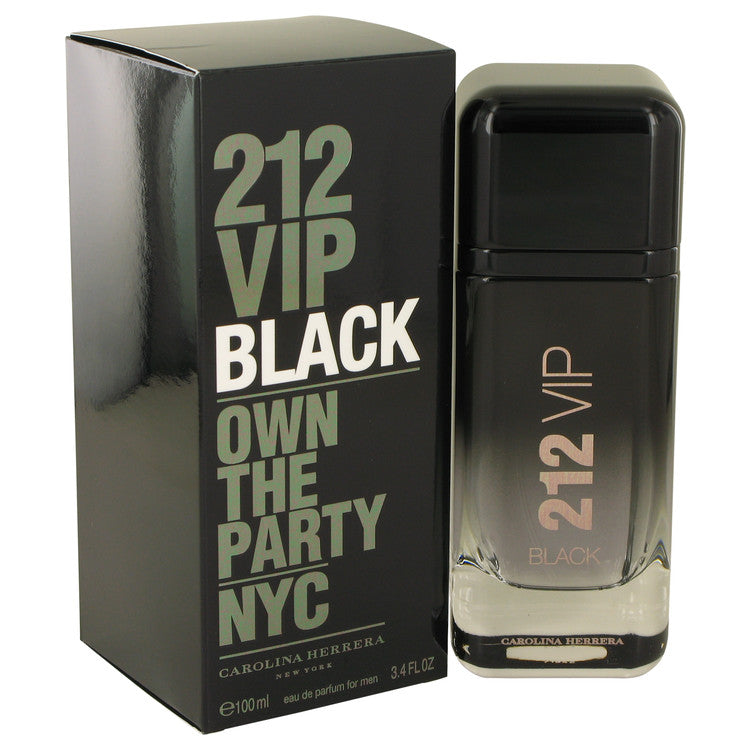 212 Vip Black Eau De Parfum Spray By Carolina Herrera 3.4 oz Eau De Parfum Spray