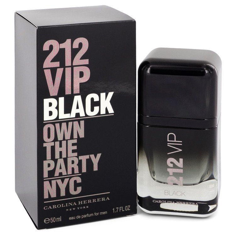 212 Vip Black Eau De Parfum Spray By Carolina Herrera 1.7 oz Eau De Parfum Spray