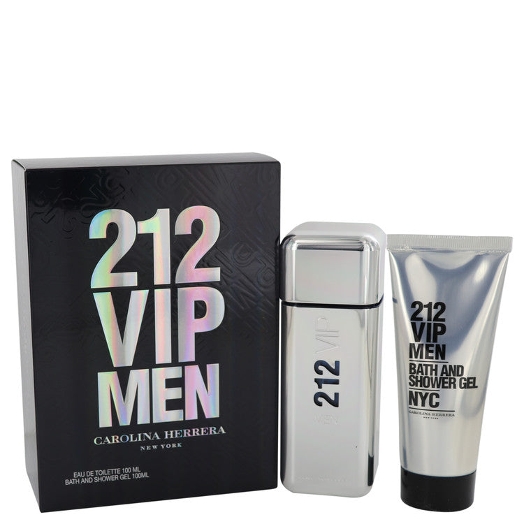 212 Vip Gift Set By Carolina Herrera 3.4 oz Eau De Toilette Spray + 3.4 oz Shower Gel