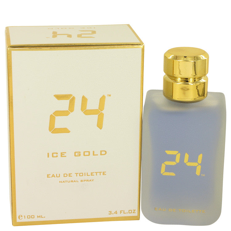 24 Ice Gold Eau De Toilette Spray By Scentstory 3.4 oz Eau De Toilette Spray