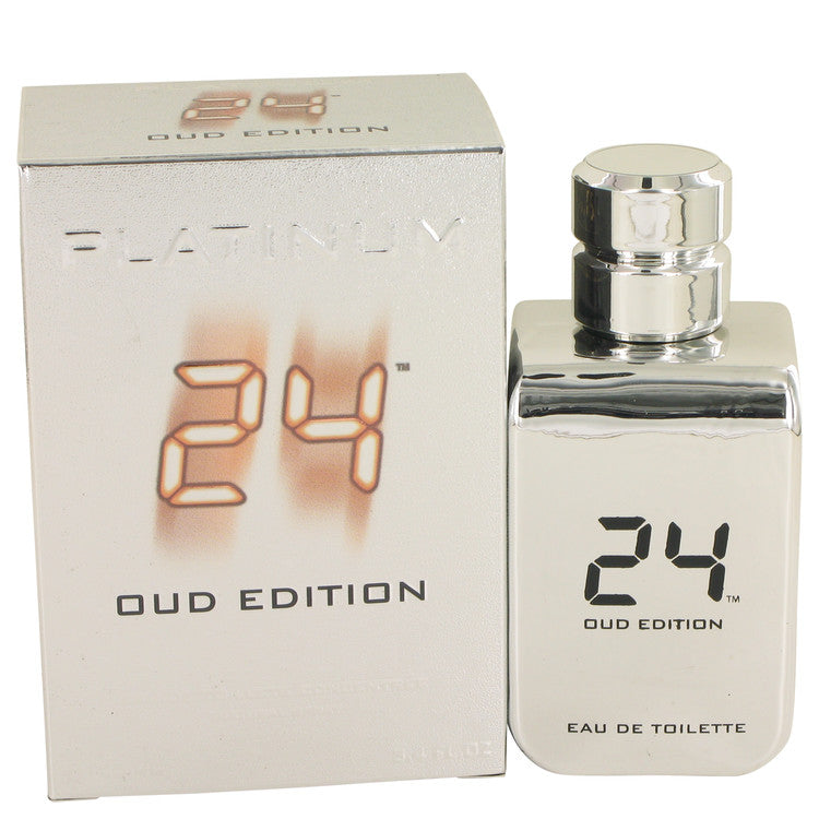 24 Platinum Oud Edition Eau De Toilette Concentree Spray (Unisex) By Scentstory 3.4 oz Eau De Toilette Concentree Spray