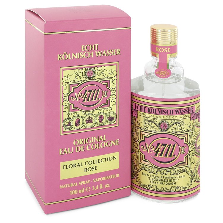 4711 Rose Eau De Cologne Spray (Unisex) By 4711 3.4 oz Eau De Cologne Spray