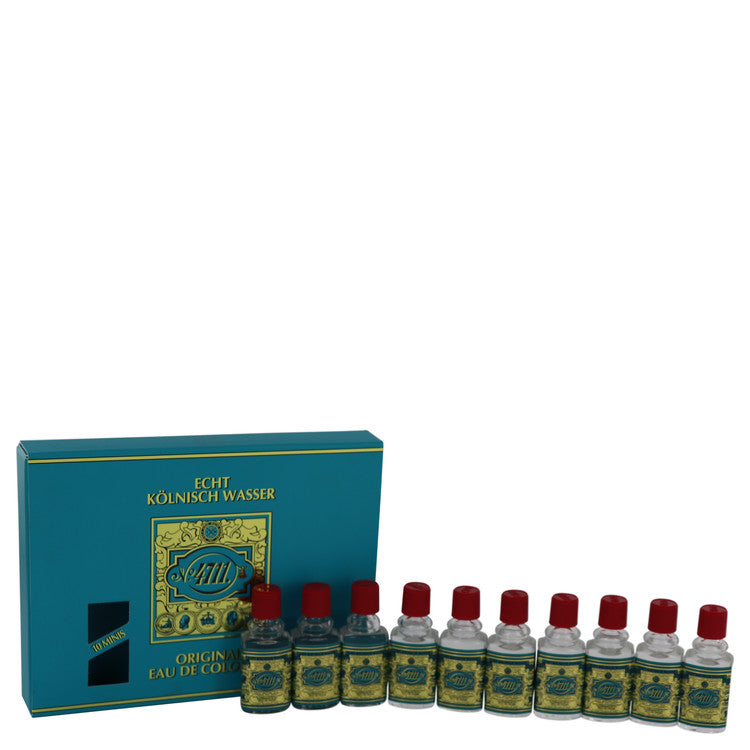 4711 Gift Set By 4711 Includes Ten (10) Travel size Eau De Cologne .10 oz  in a gift box