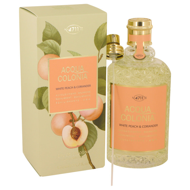 4711 Acqua Colonia White Peach & Coriander Eau De Cologne Spray (Unisex) By 4711 5.7 oz Eau De Cologne Spray