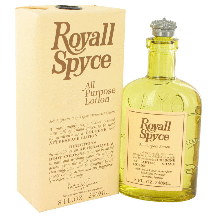 Royall Spyce All Purpose Lotion / Cologne By Royall Fragrances 8 oz All Purpose Lotion / Cologne