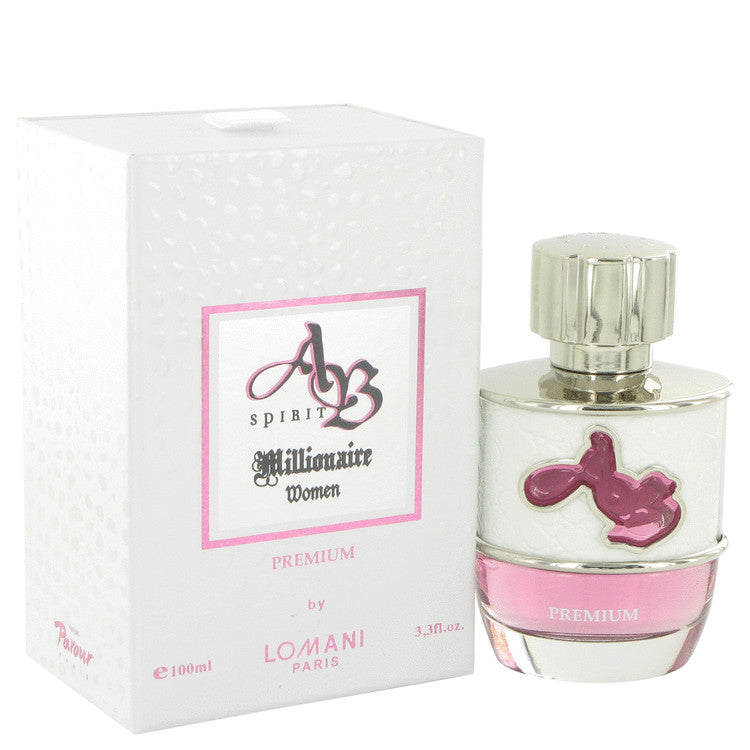 Ab Spirit Millionaire Premium Eau De Parfum Spray By Lomani 3.3 oz Eau De Parfum Spray