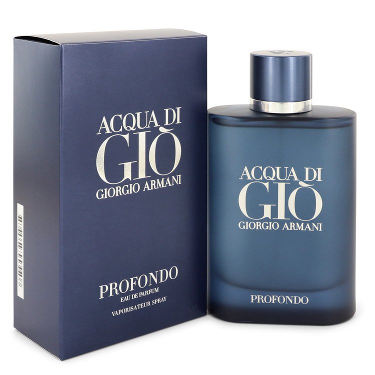 Acqua Di Gio Profondo Eau De Parfum Spray By Giorgio Armani 4.2 oz Eau De Parfum Spray