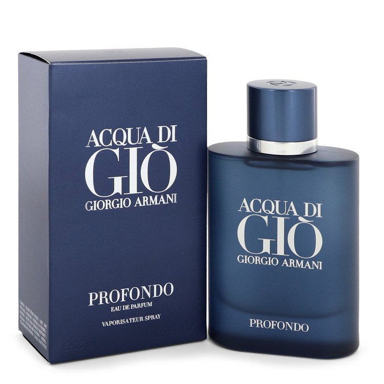 Acqua Di Gio Profondo Eau De Parfum Spray By Giorgio Armani 2.5 oz Eau De Parfum Spray