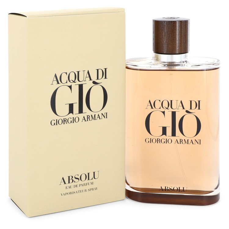 Acqua Di Gio Absolu Eau De Parfum Spray By Giorgio Armani 6.7 oz Eau De Parfum Spray