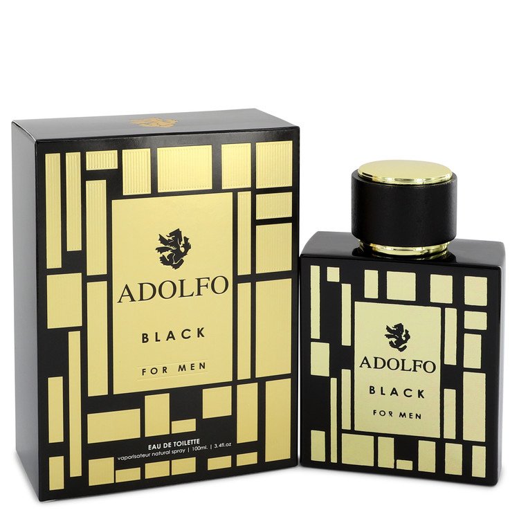 Adolfo Black Eau De Toilette Spray By Adolfo 3.4 oz Eau De Toilette Spray