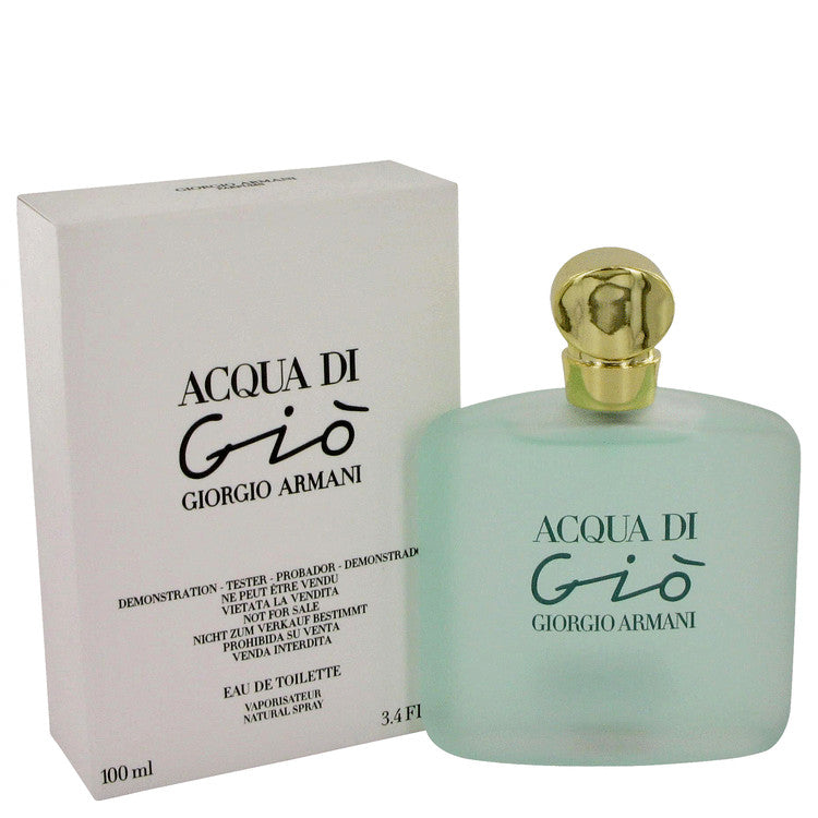 Acqua Di Gio Eau De Toilette Spray (Tester) By Giorgio Armani 3.4 oz Eau De Toilette Spray