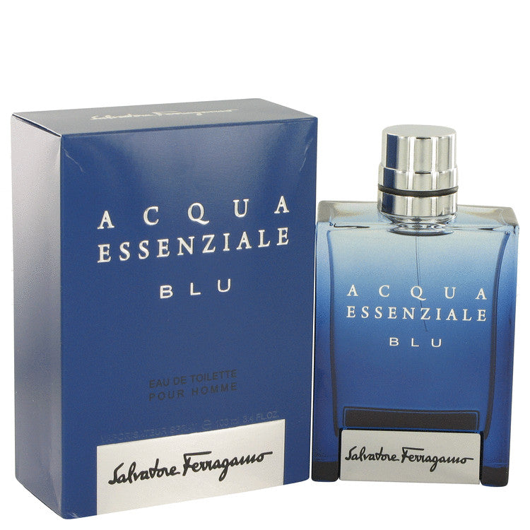 Acqua Essenziale Blu Eau De Toilette Spray By Salvatore Ferragamo 3.4 oz Eau De Toilette Spray