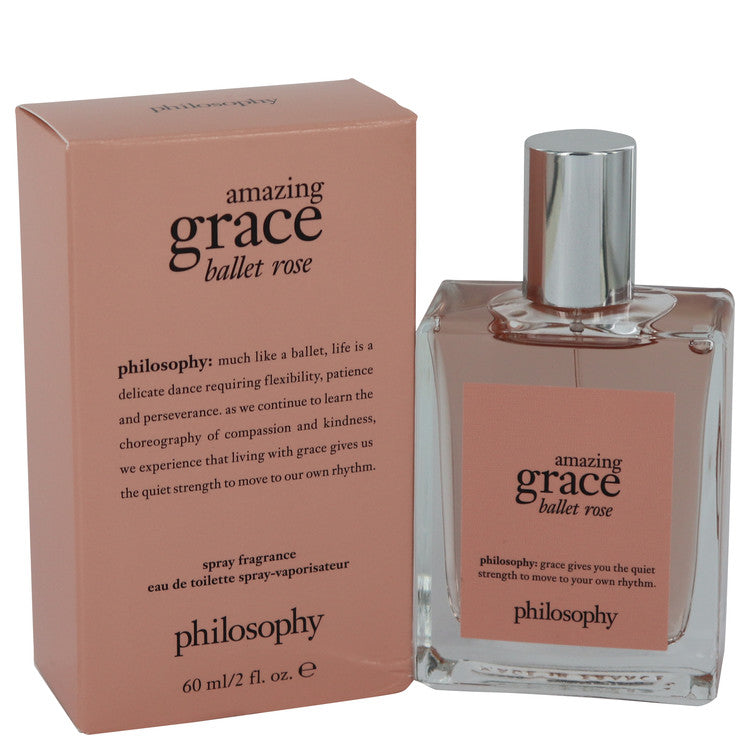 Amazing Grace Ballet Rose Eau De Toilette Spray By Philosophy 2 oz Eau De Toilette Spray