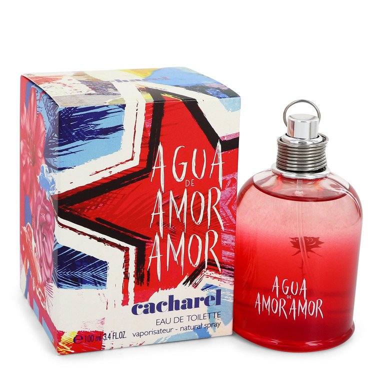 Agua De Amor Amor Eau De Toilette Spray By Cacharel 3.4 oz Eau De Toilette Spray