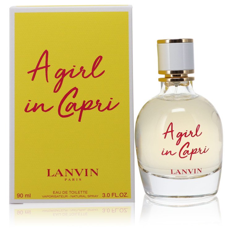 A Girl In Capri Eau De Toilette Spray By Lanvin 3 oz Eau De Toilette Spray