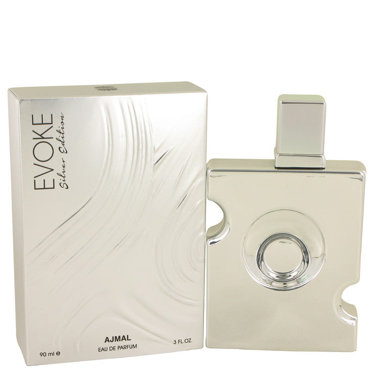 Evoke Silver Edition Eau De Parfum Spray By Ajmal 3 oz Eau De Parfum Spray