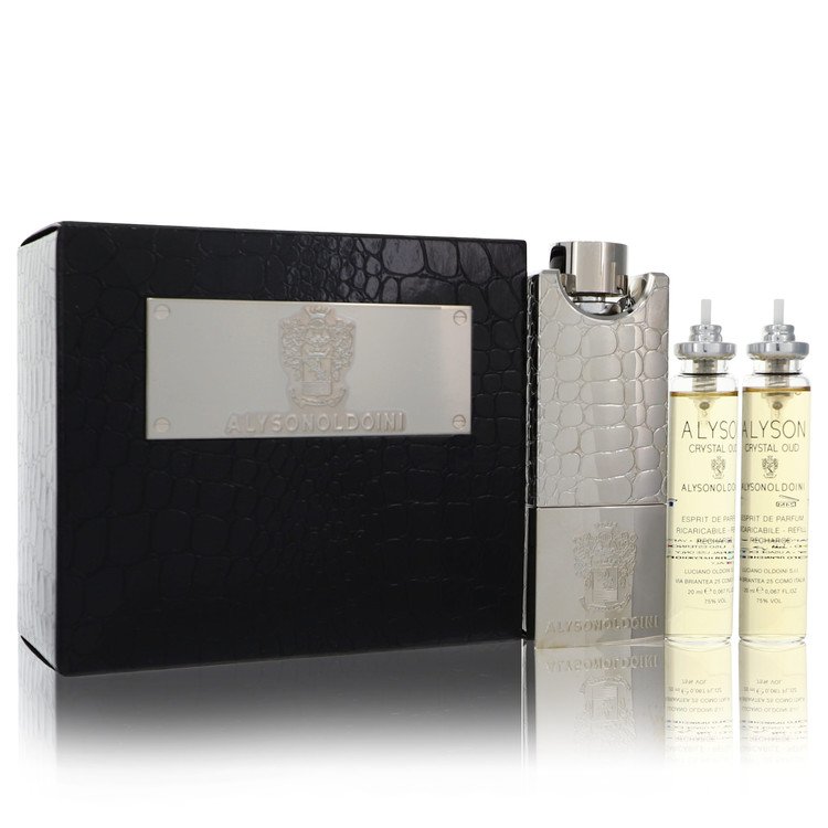 Alyson Oldoini Crystal Oud Eau De Parfum Refillable Spray Includes 3 x 20ml Refills and Refillable Atomizer By Alyson Oldoini 2 oz Eau De Parfum Refillable Spray Includes 3 x 20ml Refills and Refillable Atomizer