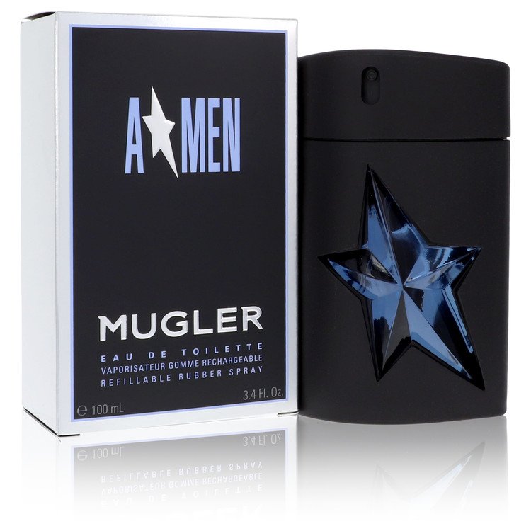 Angel Eau De Toilette Spray Refillable (Rubber) By Thierry Mugler 3.4 oz Eau De Toilette Spray Refillable