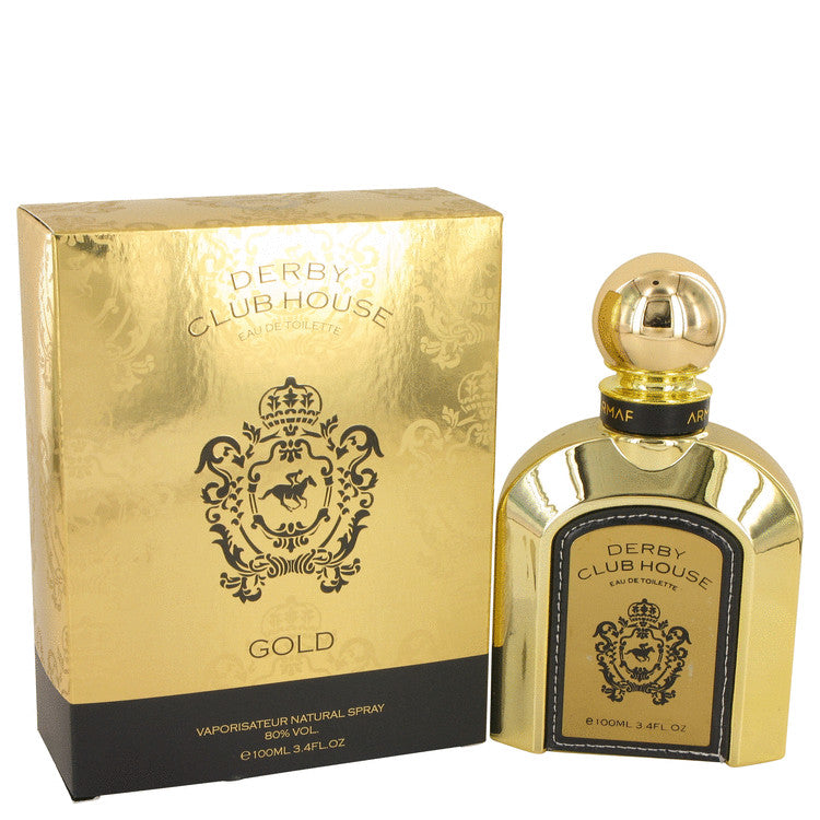 Armaf Derby Club House Gold Eau De Toilette Spray By Armaf 3.4 oz Eau De Toilette Spray