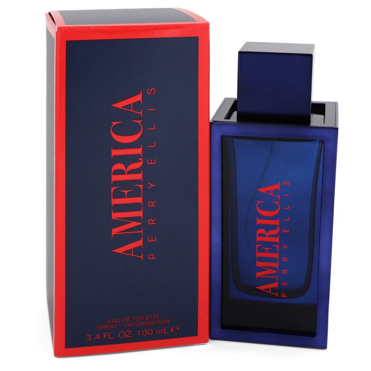 America Eau De Toilette Spray (New 2019) By Perry Ellis 3.4 oz Eau De Toilette Spray