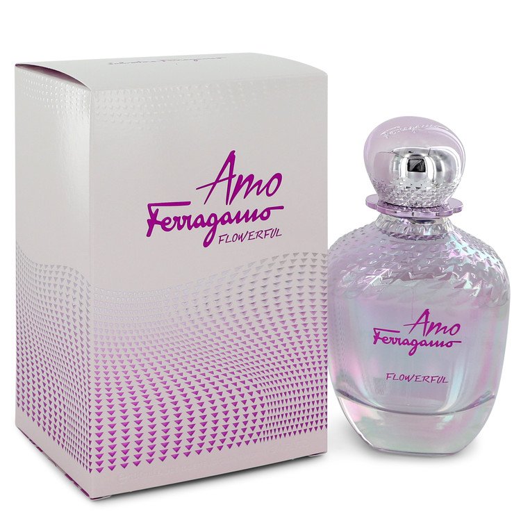 Amo Flowerful Eau De Toilette Spray By Salvatore Ferragamo 3.4 oz Eau De Toilette Spray